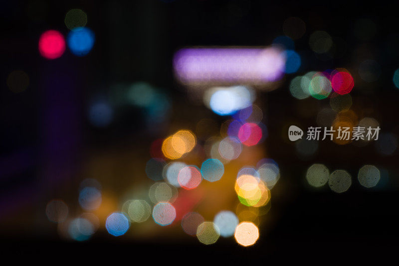 Out of Focus City Lights散景球